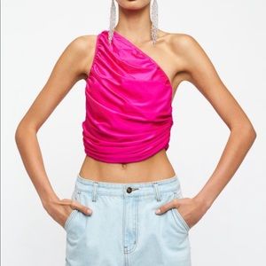 Lioness Goddess Pink Crop Top